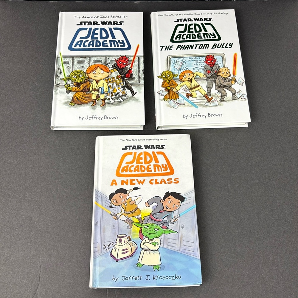 SET of 3 Star Wars Jedi Academy HARDBACK Books New York Times Bestselling Series